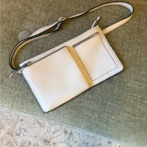 ASOS Cream White Crossbody Phone Bag with Contrast Trim